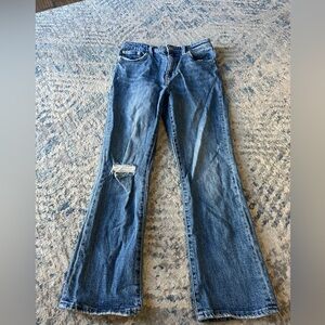 Pistola Blue Distressed Women Jeans